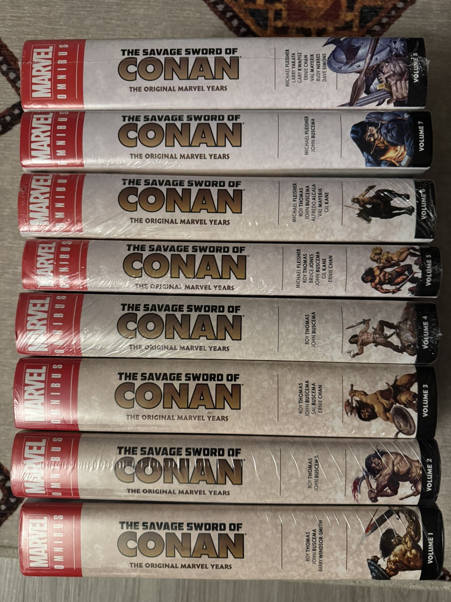 THE SAVAGE SWORD OF CONAN: The Original Marvel Years set   ALL NEW, ALL SEALED