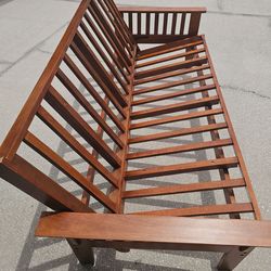 Futon frame and mattress