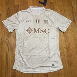 Napoli soccer PLAYER VERSION jersey size 2XL Away 25/26