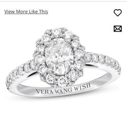 Vera Wang Wish ring 1 3/8 ct tw