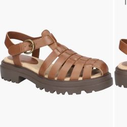 Bella vita camel burnished leather new size 9 1/2 M