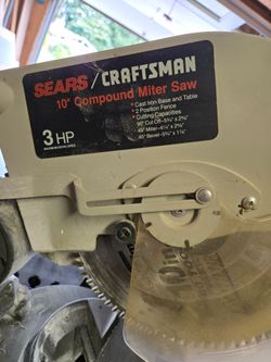 Craftsman 10" Compound Mitre Saw