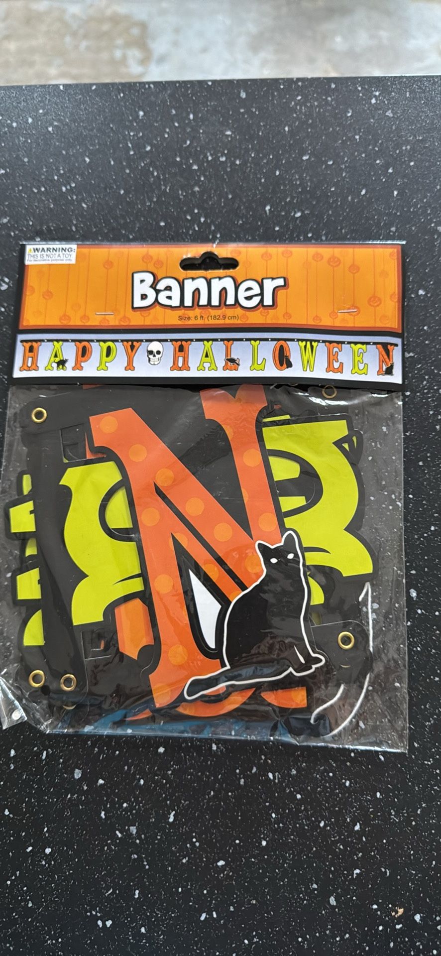 Halloween π Banner (6ft)