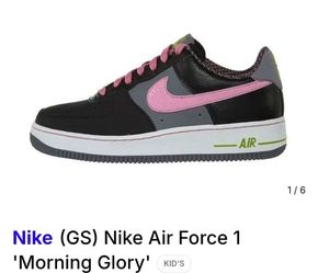 Nike Air Force 1 GS 'Morning Glory
Used.
Size 7y
Women's Size 8.5