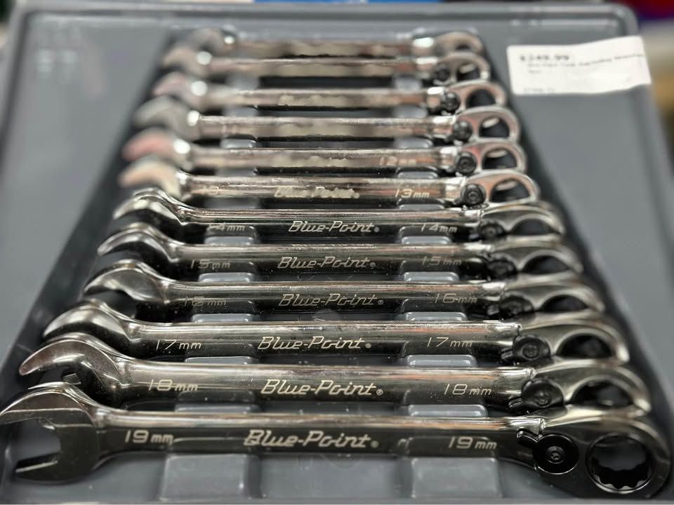Blue Point Ratcheting Wrench Set 8mm-19mm Metric