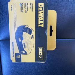 Brand new DEWALT 20v battery 5ah