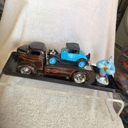Collectible Tow Truck With Car