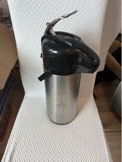 Stainless Steel Airpot Coffee Dispenser / Thermal Pump Carafe
