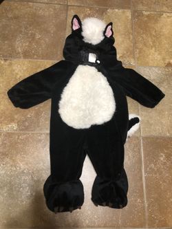 Skunk baby costume 6/12months