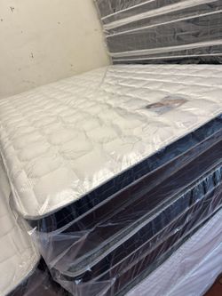 Queen Size Mattress Pillow Top New
