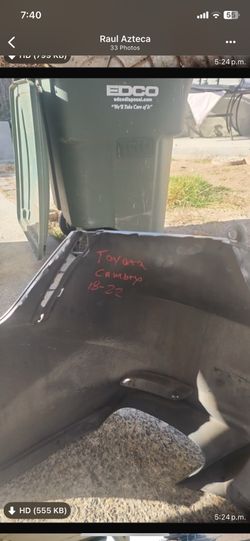 Toyota camry 2022 oem rear bumper $180 dlls