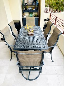 Must Go! Gensun "Bel Air" 7 Piece Patio Dining Set