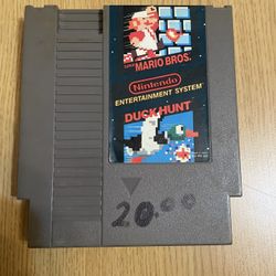 Nintendo NES Super Mario Bros And Duck Hunt