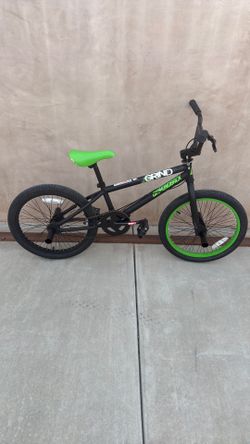 Green bmx bike