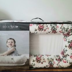 60% Off Like New DockATot Grand - $120, Retails for $300 - La Vie en Rose 100% Cotton Cover - Includes Original Travel/Storage Case & Materials