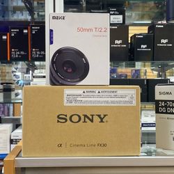 Sony FX30 With Meike 50mm T2.2 