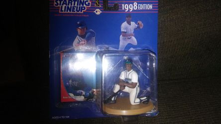 1998 edition ken griffey jr. Figure and card.