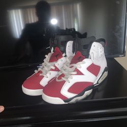 Air Jordans 6 Retro Carmines 