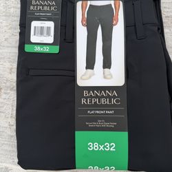 Men’s Flat Front Pants (slim fit) size 38/32