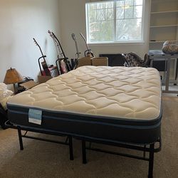 Sleepy's Calm Full Mattress + Frame - Delivery!