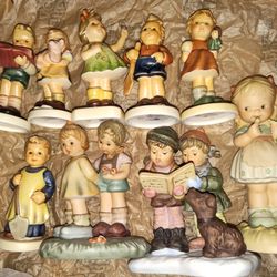 9 Hummel Figurines 
