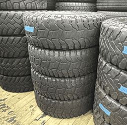37 x 12.50 R20 Renegade Radar Set of 4 Used