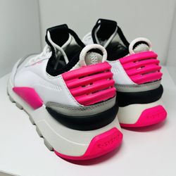 NEW - Puma Running System RS-0 Shoes Womens Size 5.5M White-Pink Lace-Up Sneaker