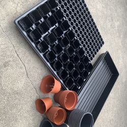 SEED STARTING POTS/TRAYS - Many In Stock