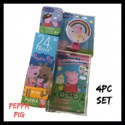 NIB Girls Peppa Pig 4Pc Gift Set