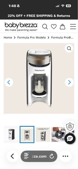 New in box baby brezza Formula Pro® Advanced Baby Formula Dispenser