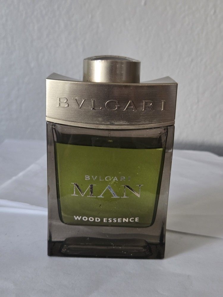 BVLGARI MAN WOOD ESSENCE 5.0OZ/150ML , 95%FULL