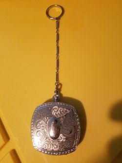 Vintage Silver Makeup Compact