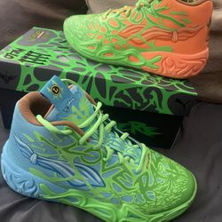 PUMA x LAMELO BALL x TMNT  5.5 Boys BasketBall Shoes