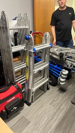 Werner folding extendable ladder (OBO) multiple ladders, the more you buy the more you save