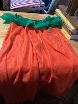 Great pumpkin /carrot toddler costume