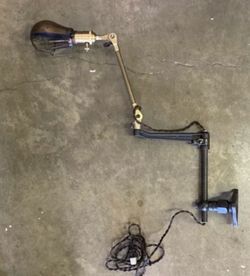 Uh-Ma-Zing Industrial Yet Elegant Wall-Mount Lamps x 2