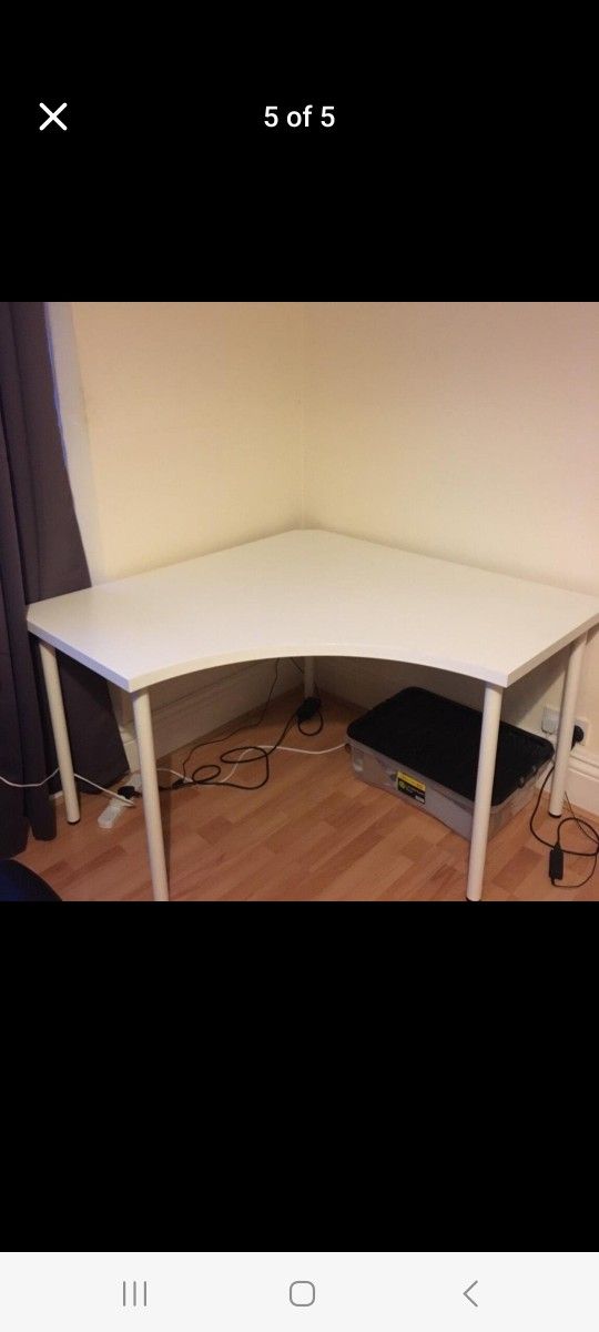 Advwin computer desk table L Shaped Corner Home Office Desk