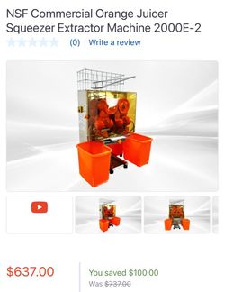 Automatic Orange Juicer