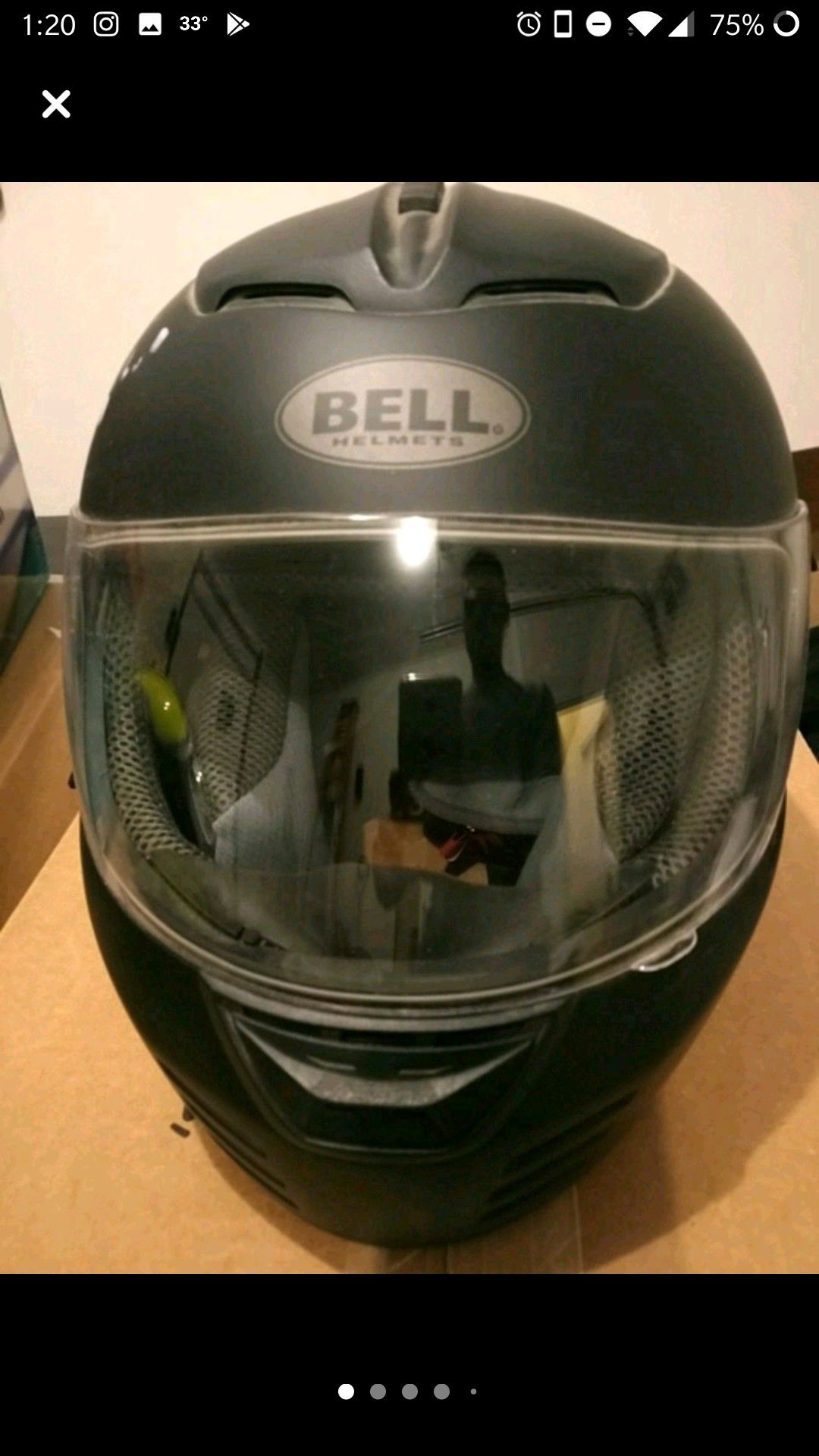 Bell Arrow Motorcycle Helmet - Large