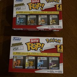Pokemon Bitty POP- 4 Pk