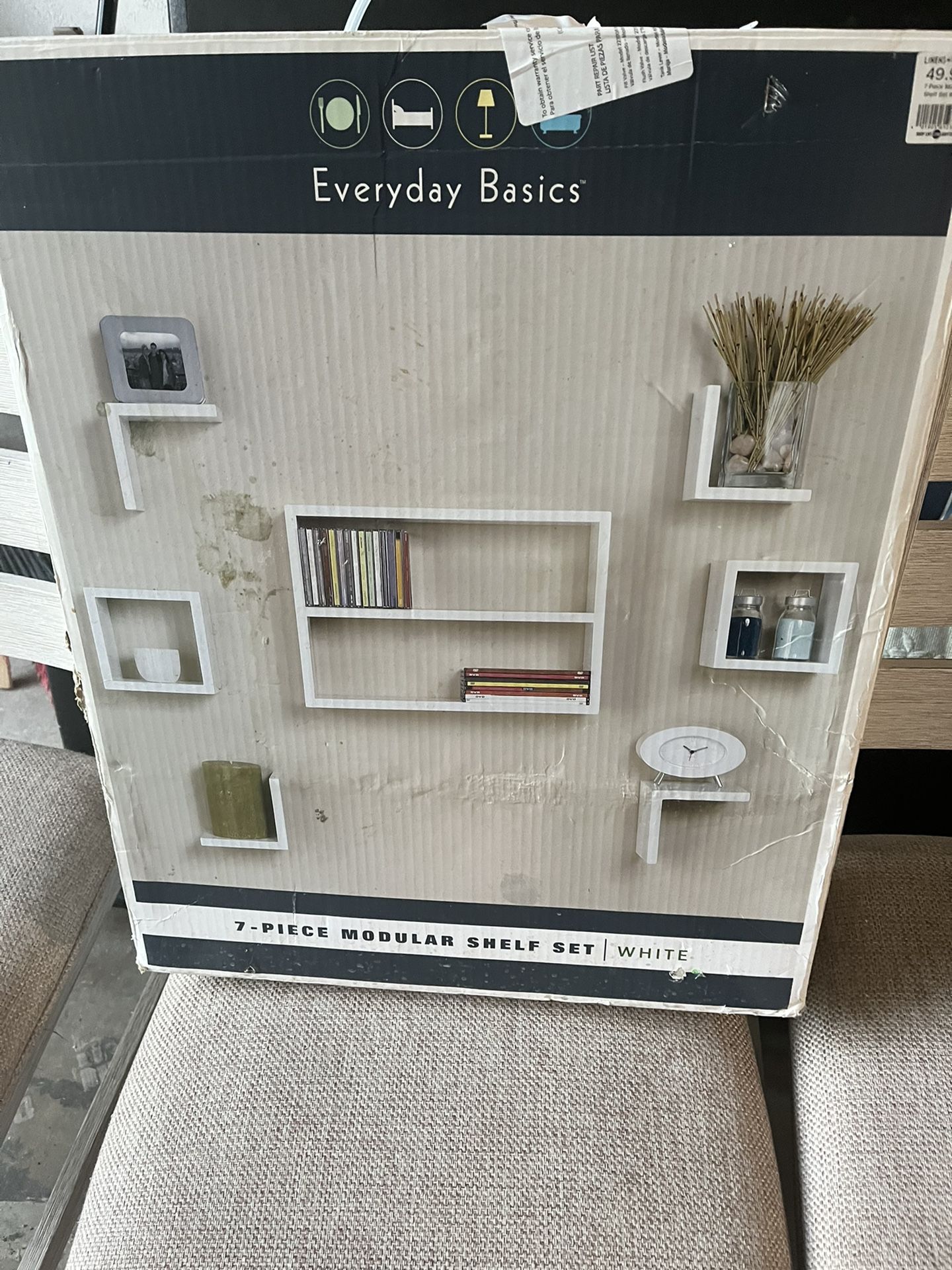 New!!! 7 Piece Modular Shelve Set