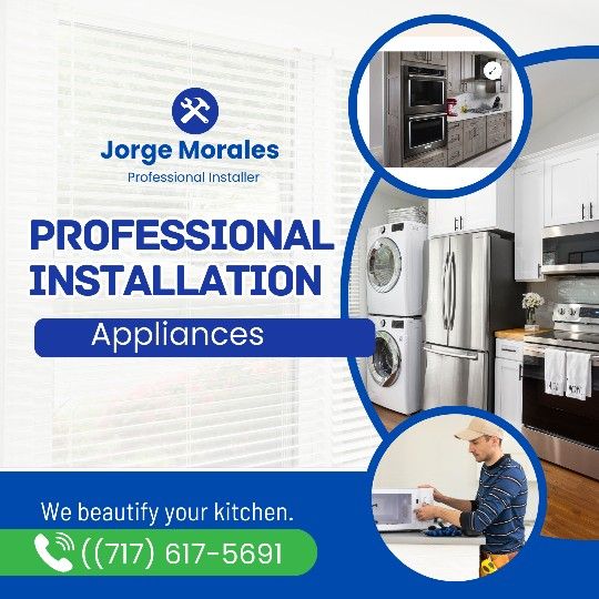 Professional Installation ... of... Appliances. 