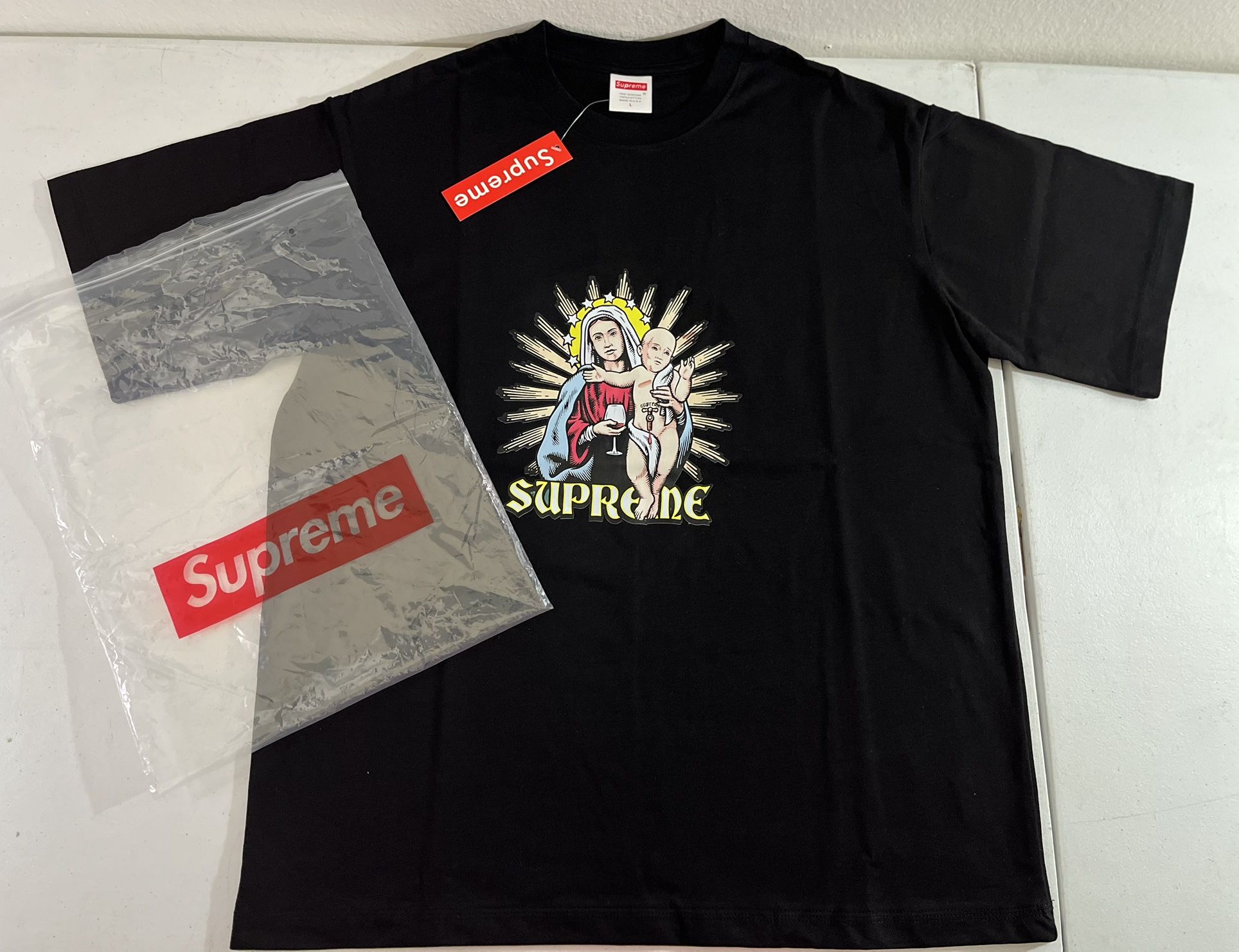 Supreme Black Sean Cliver Blood Tee Size L