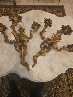 Antique Rococo Sconces 