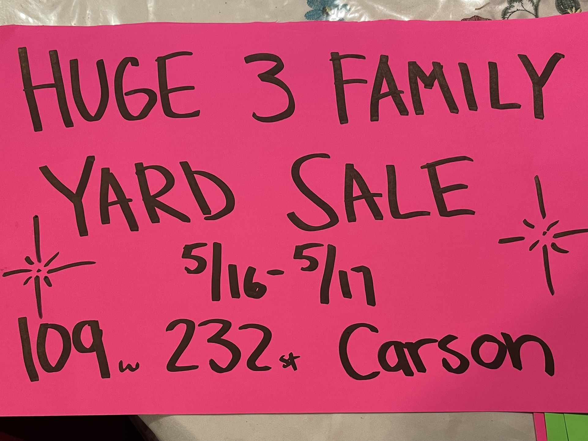 Huge yard Sale