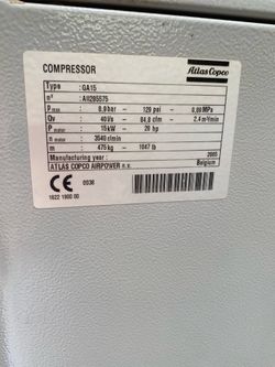 Atlas Copco GA15FF