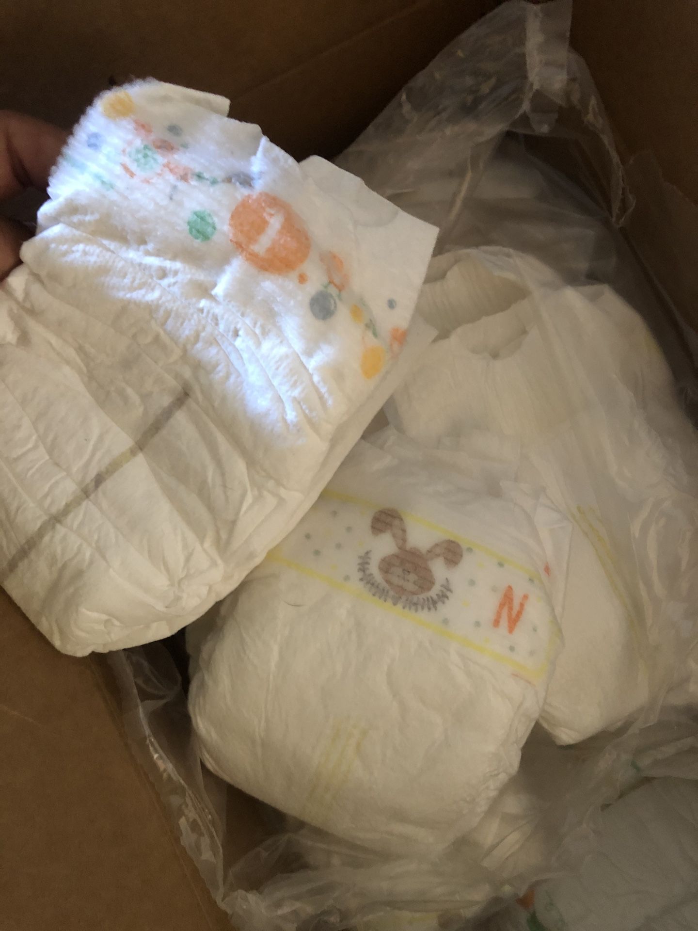Diapers N & size 1