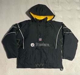 Vintage Hooded Starter Pro Line Pittsburgh Steelers Jacket Large NFL Football