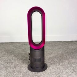 Dyson AM04 Limited Edition Pink Air Multiplier Bladeless Hot + Cool Table Fan / Heater