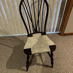 Windsor Fiddle Back Rush Seat Chair